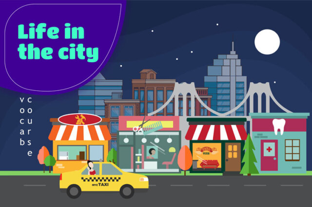 دوره‌ی گسترش لغت اینترمیدیت با موضوع Life in the city