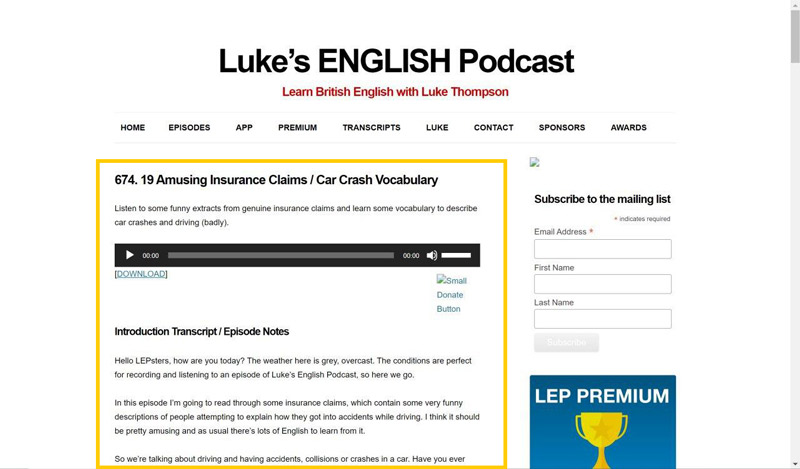Luke's-podcast