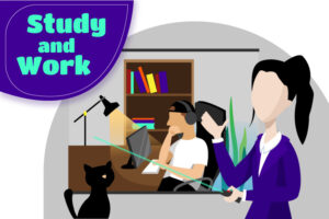 دوره‌ی گسترش لغت اینترمیدیت با موضوع Study and Work